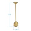 Split P Tall Luna Gold Taper Holder - 4 of 4