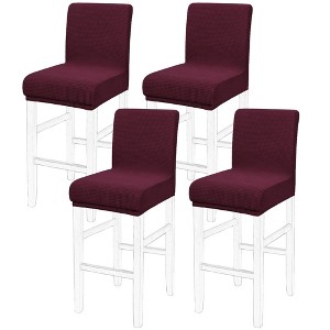 PiccoCasa Stretch Bar Pub Counter Height Side Chair Covers - 1 of 4