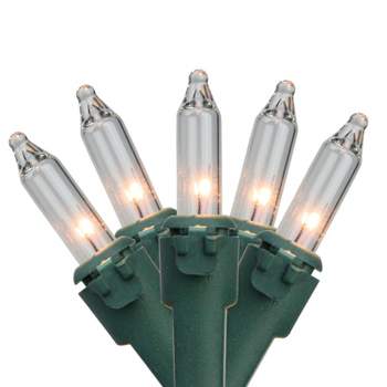 Northlight 35ct Mini Decorative Christmas Lights Clear - 7' Green Wire