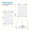 SEVOBAL Doodle Mats and Boards 40x28 Magnetic Whiteboard with Adjustable Tripod Easel for School Office, White, 27.56"*1.57"*65.35" - 2 of 4
