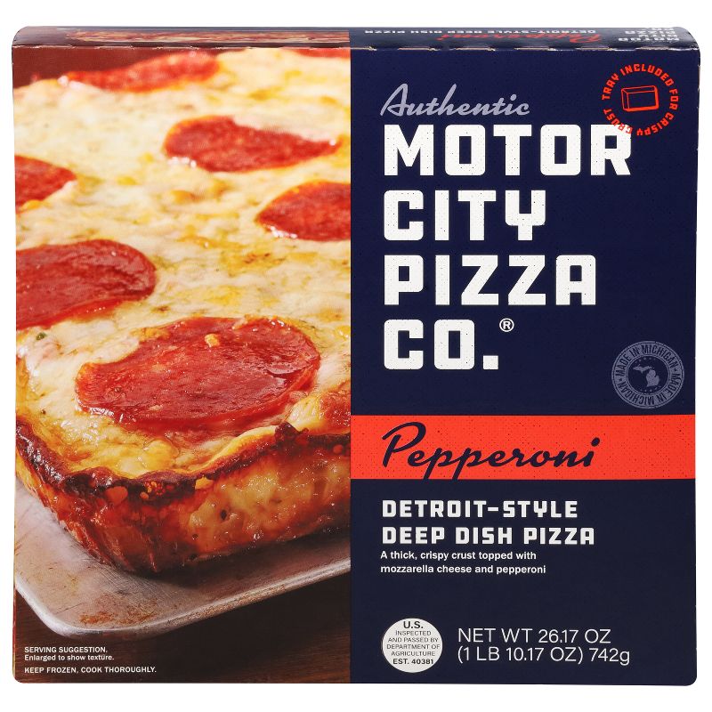 Motor City Frozen Pepperoni Pizza - 26.17oz, 1 of 5