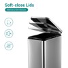 13 Gallon/50 L Kitchen Trash Can, Fingerprint-Proof Stainless Steel Garbage Bin - 4 of 4