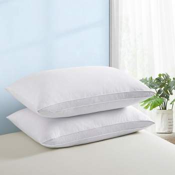 Peace Nest Gusseted Goose Down Feather Pillows Set of 2