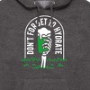 Men's - Instant Message - Don't Forget To Hydrate Graphic Fleece Pullover Hoodie - 2 of 4