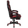 Flash Furniture X40 Gaming Chair Racing Ergonomic Computer Chair With Fully  Reclining Back/arms, Slide-out Footrest, Massaging Lumbar - Black : Target