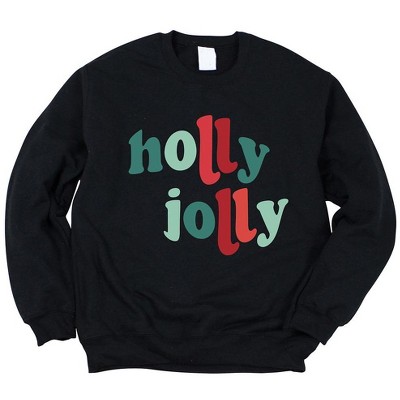 Simply Sage Market Women's Graphic Sweatshirt Holly Jolly Colorful