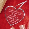 Christmas Thank You Gifts for Women - Glass Christmas Ornaments 2025 with Card for Xmas Decorations - 4 of 4