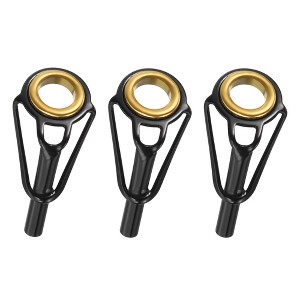 Unique Bargains Stainless Steel Ring Guide Fishing Rod Tip Repair Kits 3 Pcs - 1 of 4