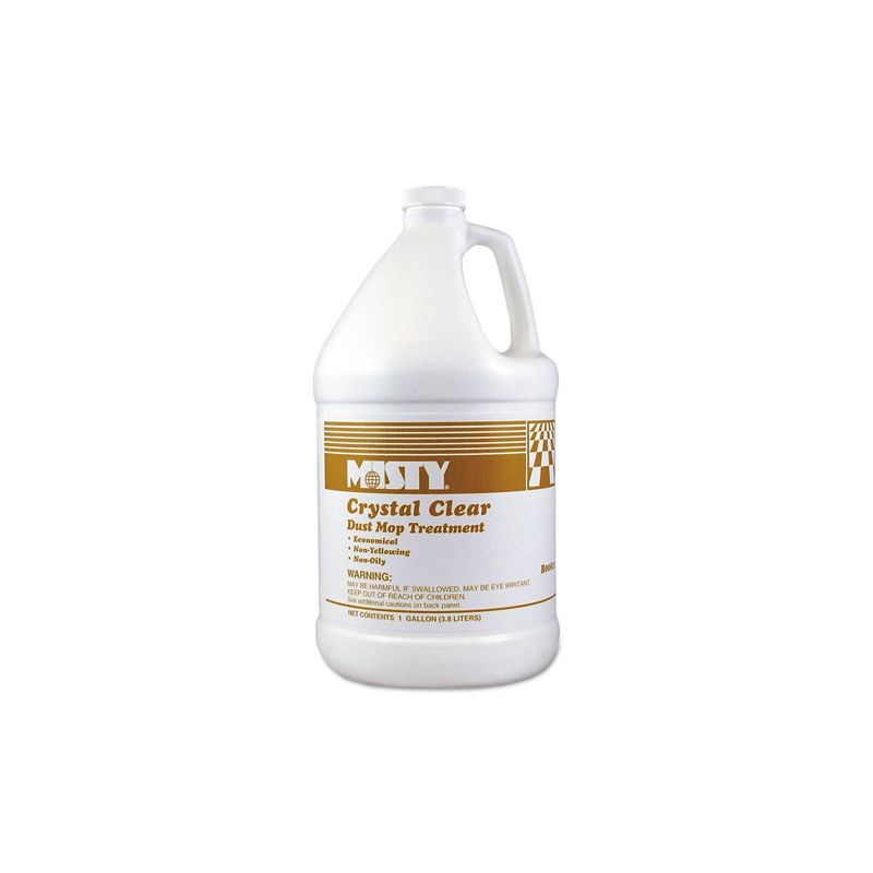 Misty Crystal Clear Dust Mop Treatment, Slightly Fruity Scent, 1 gal Bottle, 1 of 2