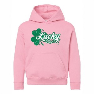 The Juniper Shop Lucky Vibes Clover Youth Graphic Hoodie - 1 of 3