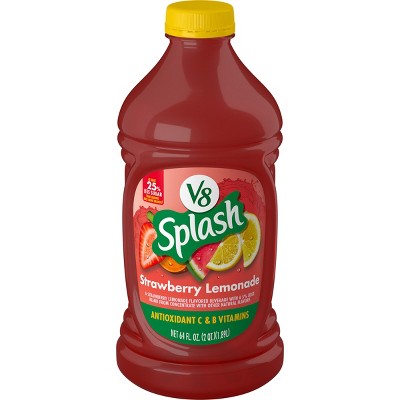 V8 Splash Strawberry Lemonade Juice - 64 fl oz Bottle