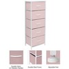 Sorbus Narrow 5 Drawers Nightstand with Steel Frame, Wood Top, Easy Pull Fabric Bins for Home, Bedroom, Office & Dorm - 3 of 4
