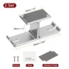 Unique Bargains Aluminum Alloy Adhesive Utility Headphone Stand Hooks 2 Pcs - 2 of 3