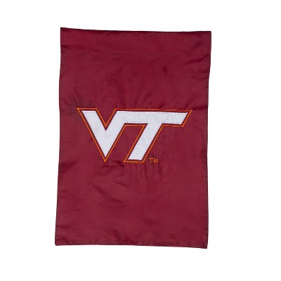 Evergreen Garden Flag Applique, Virginia Tech Double Sided Indoor Outdoor Decor 18" x 12.5"
