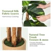 Artificial Plant Indoor 5/6ft,Tall Faux Floor Plants,Indoor and Outdoor Artificial Scindapsus Aureus Trees for Home Office Decor - 3 of 4