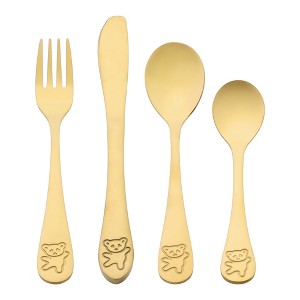 REGALWOVEN Stainless Steel Durable Flatware Set 4 Pcs 1 Set - 1 of 4
