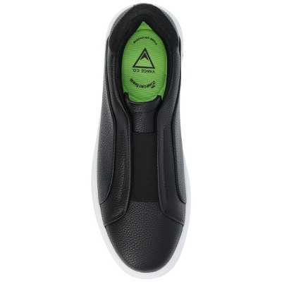 Vance Co. Vance Mens Matteo Medium and Wide Width Slip-on Sneaker, Black 13W — фото 4