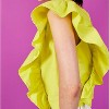 Women's Ruffled Sleeved Top - DELUC - 2 of 4