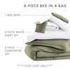 Essential Bed In A Bag Comforter Bedding Set, Ultra Soft, Machine Washable - Becky Cameron (8 Piece Set) - 2 of 4