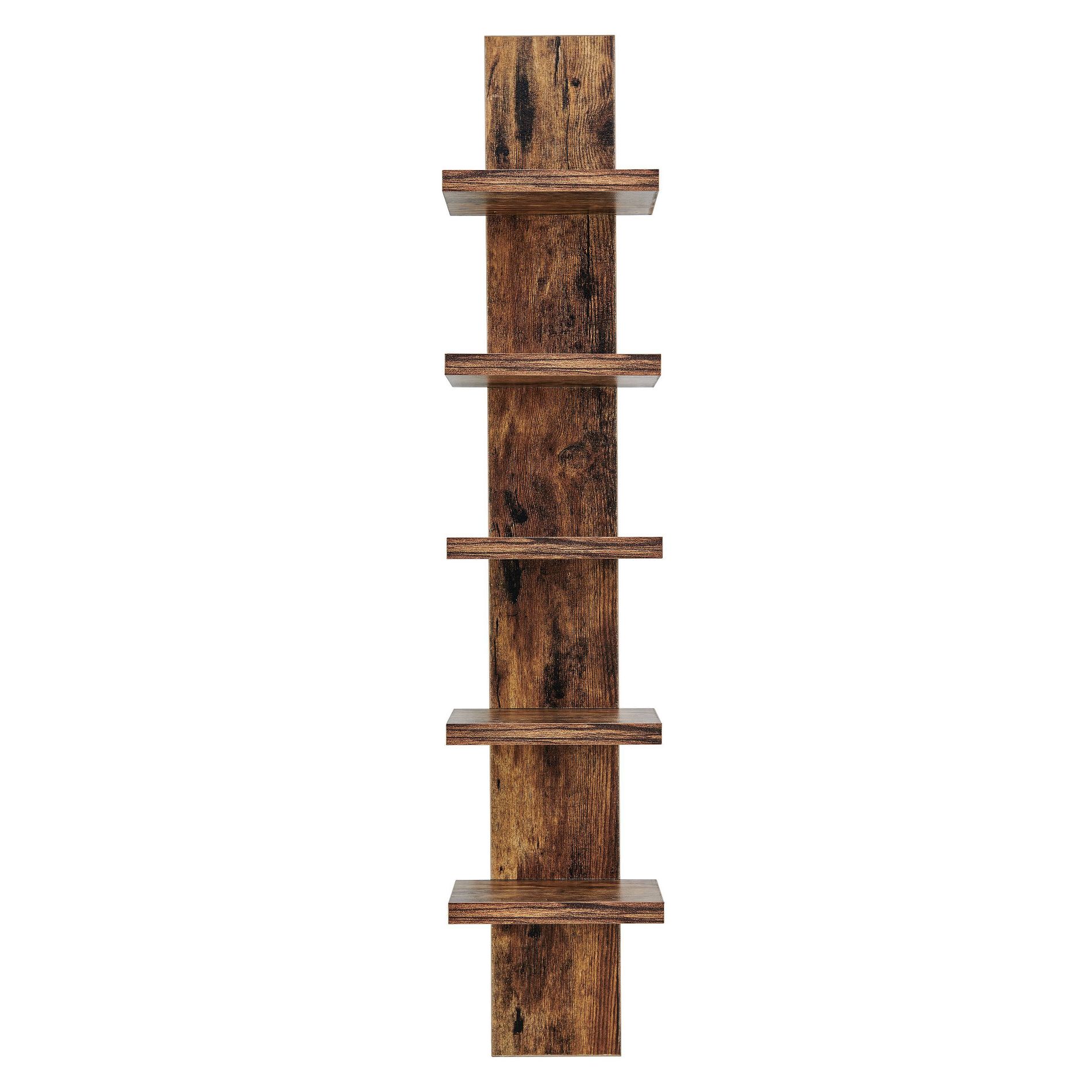 30" x 6" Slim Vertical Column Wall Shelf - Danya B.