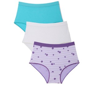 Catherines Plus Size Cotton/Spandex Panty 3-Pack - 1 of 4
