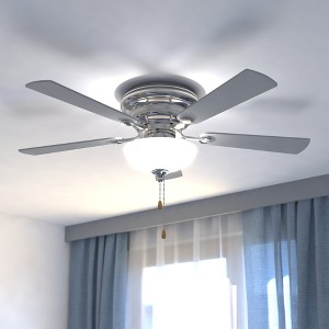 VAXCEL Expo 42 In. Indoor Flush Mount Ceiling Fan with LED Light Kit - 1 of 4