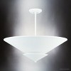 Urban Ambiance Luxury Modern Indoor Ceiling Light,  10-3/4''H x 25"W x 25''D,  White Plaster Finish, UHP5050 - 4 of 4