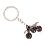 Unique Bargains Metal Motorcycle Design Pendant Keychain Copper Color - 2 of 4