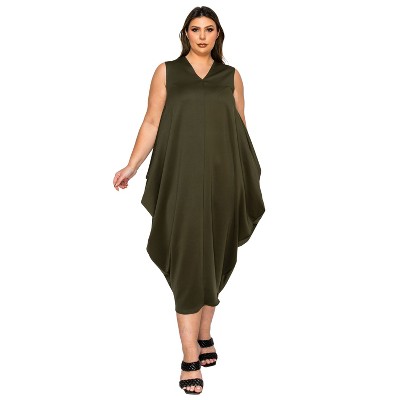 L I V D Women's Clover Sleeveless Bubble Hem Dress