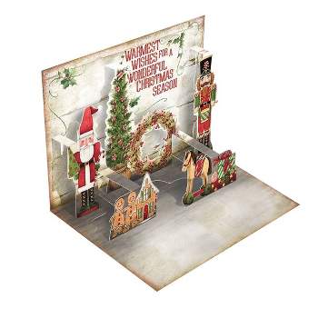 8ct Lang Nutcrackers Christmas Pop-Up Boxed Holiday Greeting Cards