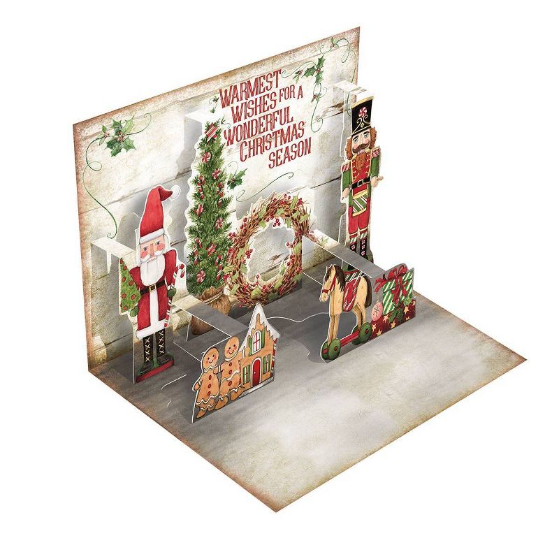 8ct Lang Nutcrackers Christmas Pop-Up Boxed Holiday Greeting Cards, 1 of 6