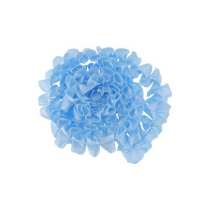 Unique Bargains Ribbon Crinkle with Double Ruffle Hem Polyester 35.83"x0.98" 1 Pc - 1 of 3