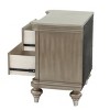 NicBex Nightstand with 2 Drawers,Modern Bedside Table with Wood Frame and Pulls,Side Table for Bedroom,Living Room - 4 of 4