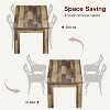 Dining Table for 4-6, 63" Wood Farmhouse Rectangular Dining Room & Kitchen Table for 4 for Apartment, Home - 4 of 4