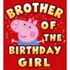 Boy's Peppa Pig George Pig Brother of the Birthday Girl T-Shirt - 2 of 4