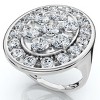 Pompeii3 2 5/8Ct Diamond Statement 10k Gold Ring Lab Created - 3 of 4