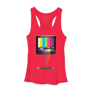 Women's Design By Humans Retro TV By clingcling Racerback Tank Top - 1 of 3