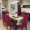 PiccoCasa Knit Spandex Seat Cover for Dining Chair 1 Pc - 2 of 4
