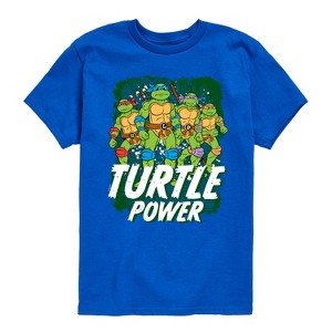 Boys' - Teenage Mutant Ninja Turtles - Turtle Power Short Sleeve Graphic T-Shirt - 1 of 4