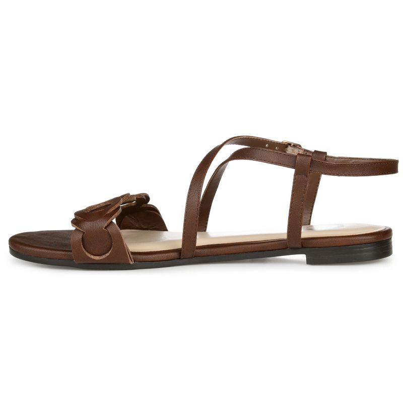 Journee Collection Womens Jalia Multi Strap Flat Sandals, 3 of 11