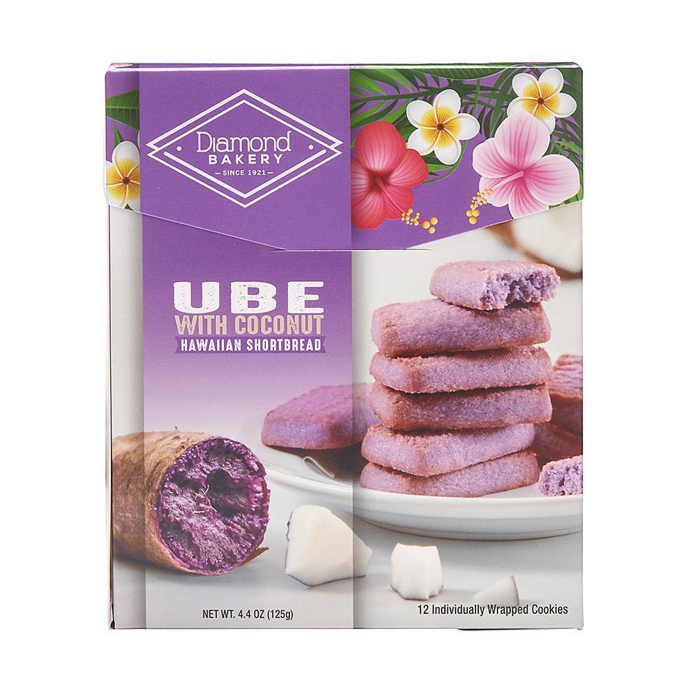 Diamond Bakery Ube Hawaiian Shortbread Cookies - 4.4oz/12ct