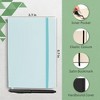 Paper Junkie A6 Pocket Size Mini Notebooks with Hardcover -124 pages (3.7" x 5.7") with Inner Pocket (Light Blue, 12 Pack) - 3 of 4