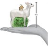 Old World Christmas Blown Glass Ornament for Christmas Tree, Seneca White Deer - 4 of 4