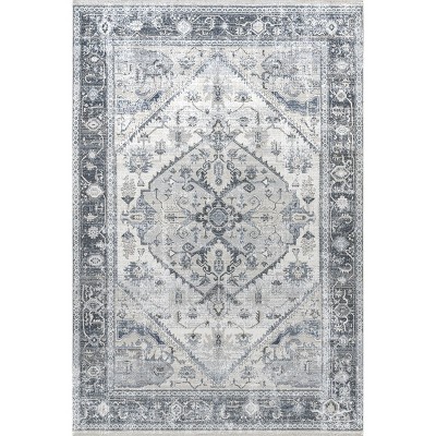 Nuloom Larkspur Persian Fringed Machine Washable Area Rug