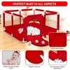 GOTGELIF 50"x50" 4-Panel Baby Playpen Spacious & Secure Portable Playard - 3 of 4
