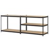 Muscle Rack 48"Wx24"Dx72"H Boltless Steel 5 Tier  Garage Storage Shelving Unit Black - 4 of 4