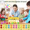 Etokfoks 12 Piece Matching Eggs Set Color and Shape Recognition Montessori Toy for Toddlers Sensory Learning Fine Motor Skills Ages 18M+ - 4 of 4