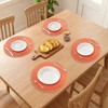REGALWOVEN Farmhouse Placemats Set of 6 Woven Placemats Washable Rustic Kitchen Table Mat for Dining Table Decor - 3 of 4