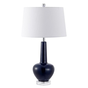 Selmi Table Lamp - 28 Inch Height - TBL4440 - Navy - Safavieh - 1 of 4
