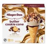 Haagen-Dazs Frozen Coffee Cookie Cone - 4ct/9.84oz